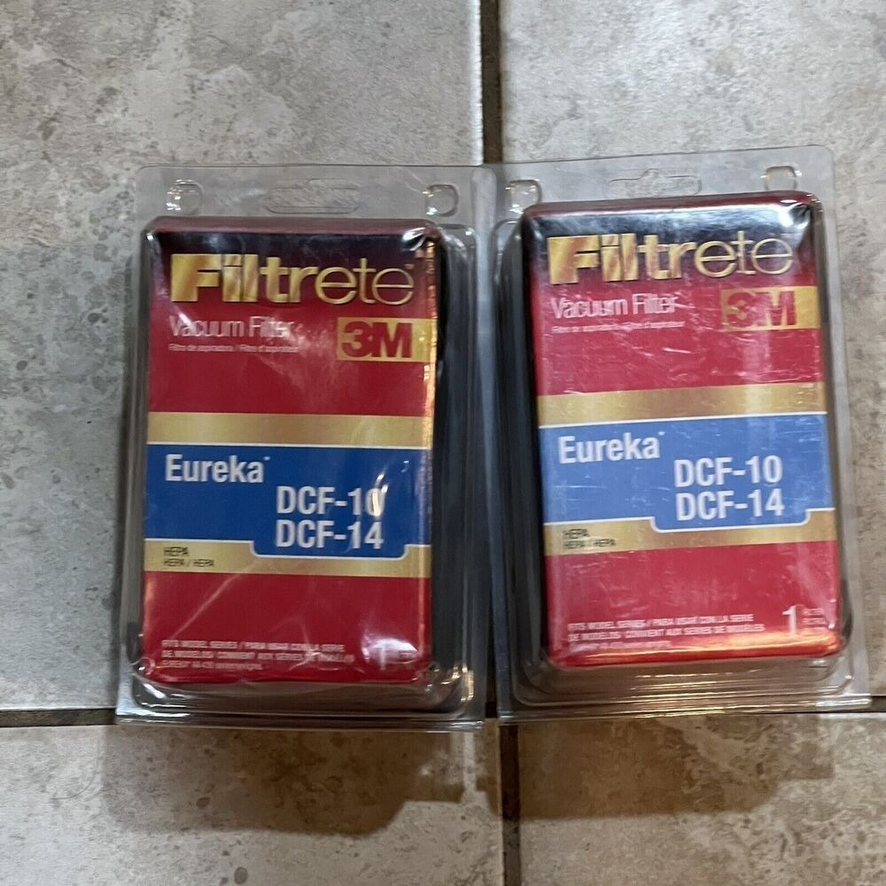 2PK-NEW 3M Filtrete Eureka DCF-10/DCF-14 HEPA Vacuum Filter 430 Series 67800A
